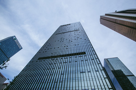 路书钱江新城高楼背景