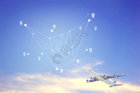 国际空中航线智能定位系统设计图片
