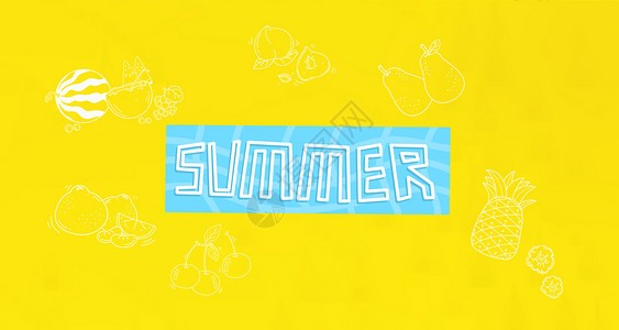 夏季直播间图标夏天设计图片