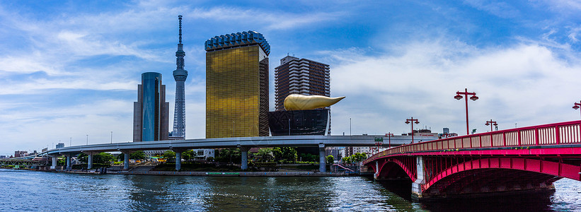 城市景观粉色楼塔模型高清图片