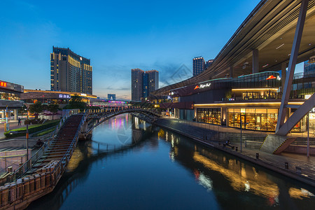 苏州夜景苏州著名景点高清图片