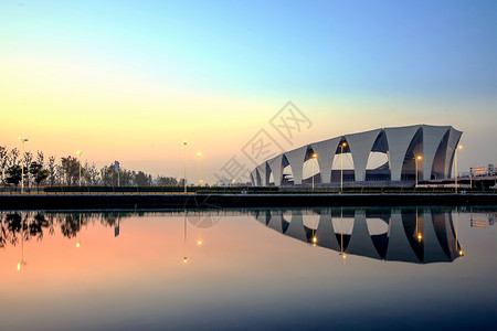 上海东方体育中心背景图片