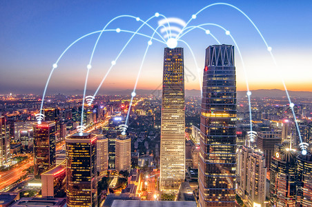 流量套餐WIFI覆盖城市设计图片