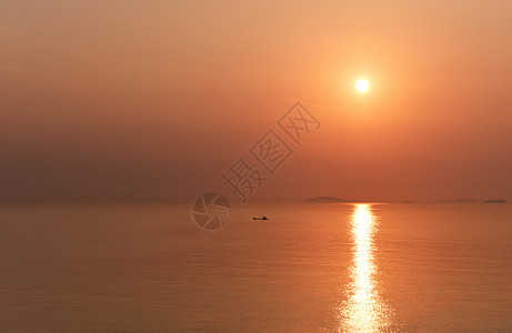 厦门日出海边日出风景背景