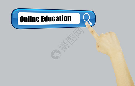在线教育互联网英语框高清图片