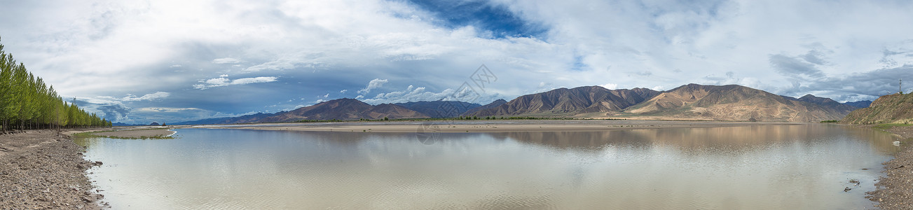 珠穆拉里西藏风光背景