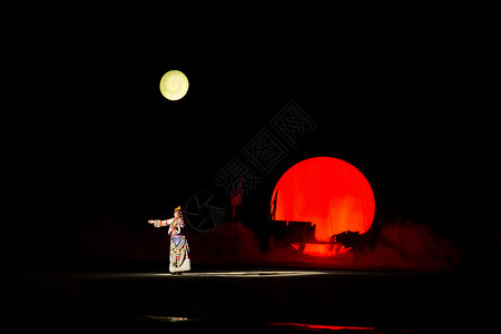 唐朝服装拉萨文成公主大型舞台剧表演场景背景