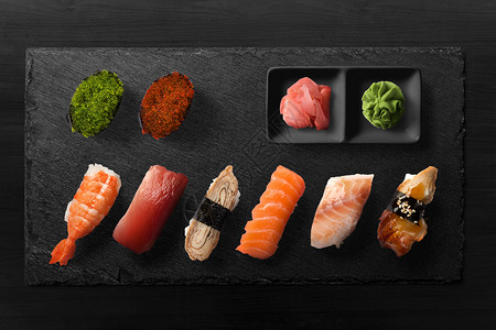 寿司食物美味日式料理背景