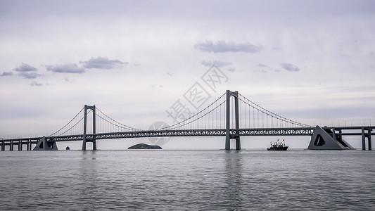 大连跨海大桥高清图片