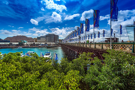 悉尼海港大气欧式建筑高清图片