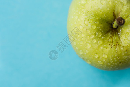 平面水素材青苹果背景