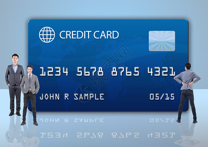 收费公示信用卡经济商业设计图片