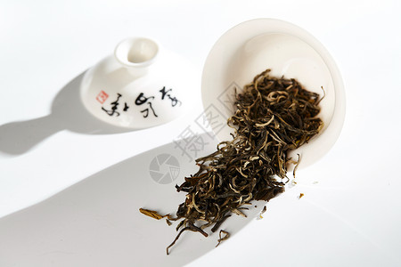 茉莉花茶茉莉干花高清图片