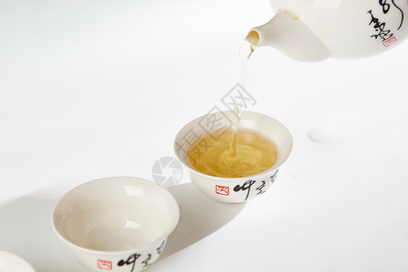 龙井茶泡茶茶叶盒标识高清图片