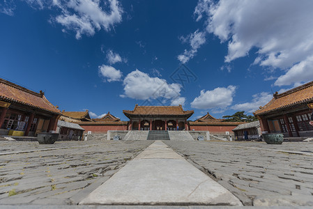 太王陵古建筑背景