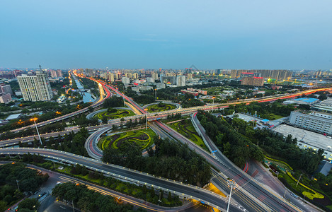 城市立交桥通畅风景高清图片