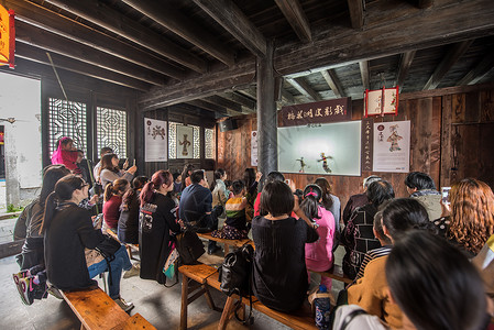 皮影戏背景图片