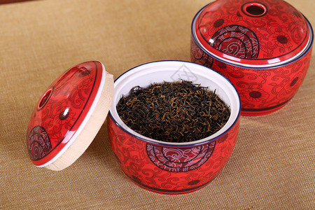 茶罐素材大红袍背景