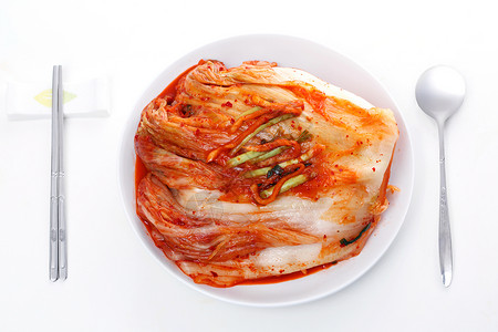 韩式辣白菜泡菜 咸菜背景