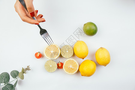 果汁冷饮海报文艺水果桌面背景