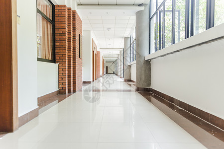 学校走廊墙上海大学明亮教室走廊背景