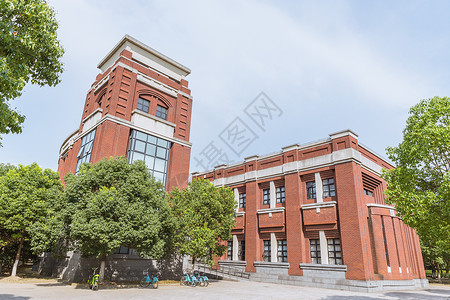 上海华东政法大学教学楼背景图片