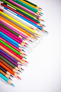铅笔素材简单彩色铅笔背景
