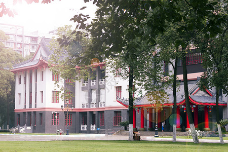 西藏民族大学西南民族大学校园风光背景