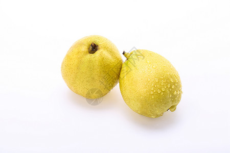 梨子新鲜水果黄皮梨高清图片