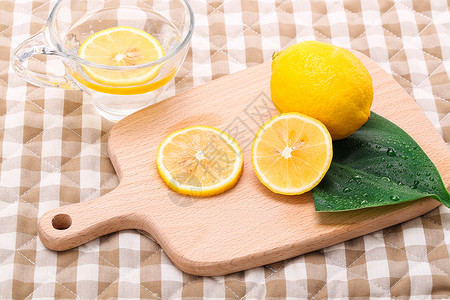 橙汁柠檬边框柠檬背景