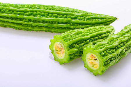苦瓜清淡蔬菜表高清图片
