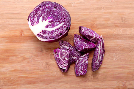 紫甘蓝食材高丽菜高清图片