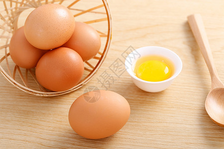 棕色鸡蛋红皮鸡蛋背景