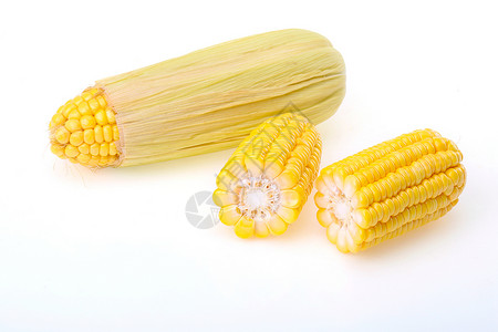 玉米棒单个玉米背景