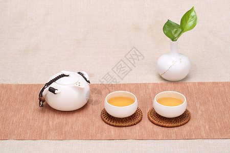 焗瓷茶叶 茶背景