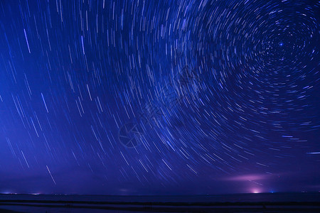 青海湖星空背景图片