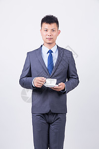 商务人像男性咖啡图片