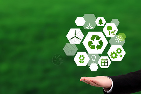 环保科技回收徽标高清图片