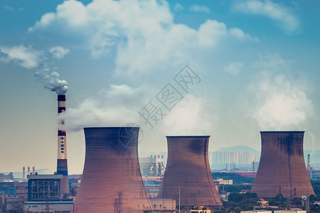 工厂概念工业污染设计图片