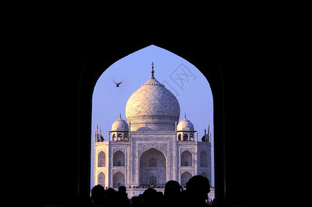 印度阿格拉泰姬陵背景图片