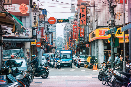 台湾少数民族台湾街道背景