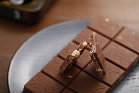 巧克力白巧克力糖高清图片