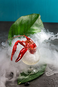 冰镇龙虾创意美食图片