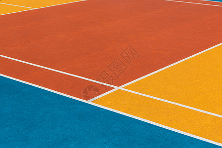篮球场彩色色块高清图片