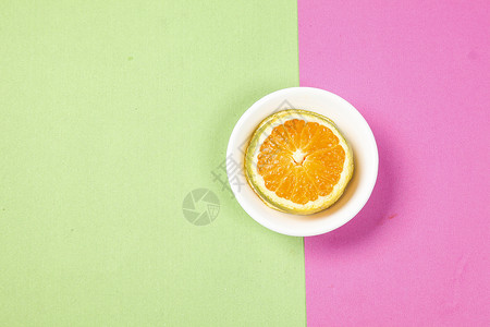夏橙切片创意柠檬图片背景