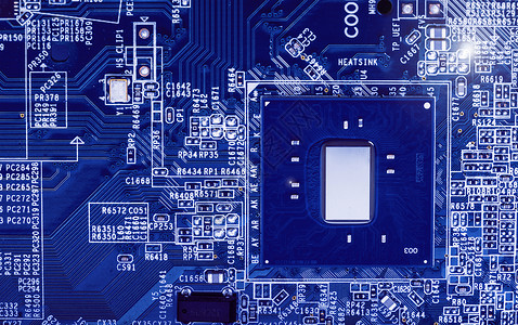 芯片电子电路板科技素材背景图片