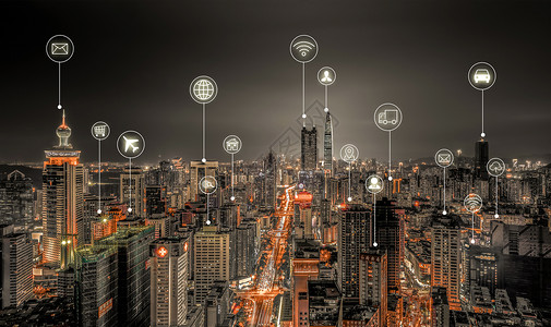 大数据icon城市科技设计图片