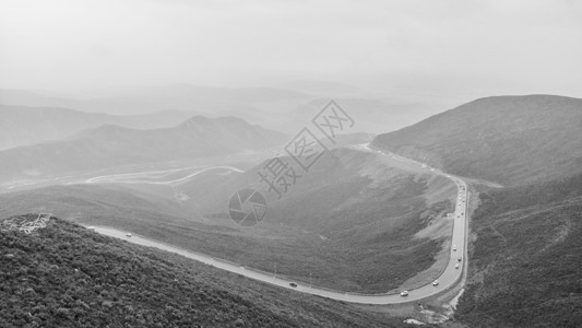 风照盘山公路背景