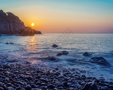 水1海岛日出背景