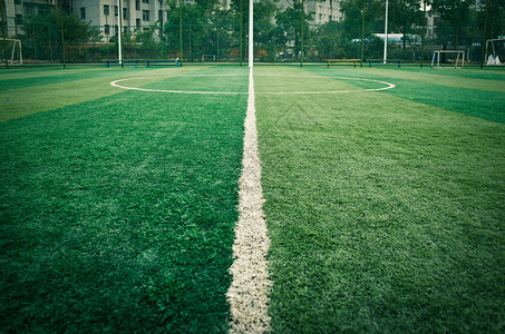 学校体育足球场背景
